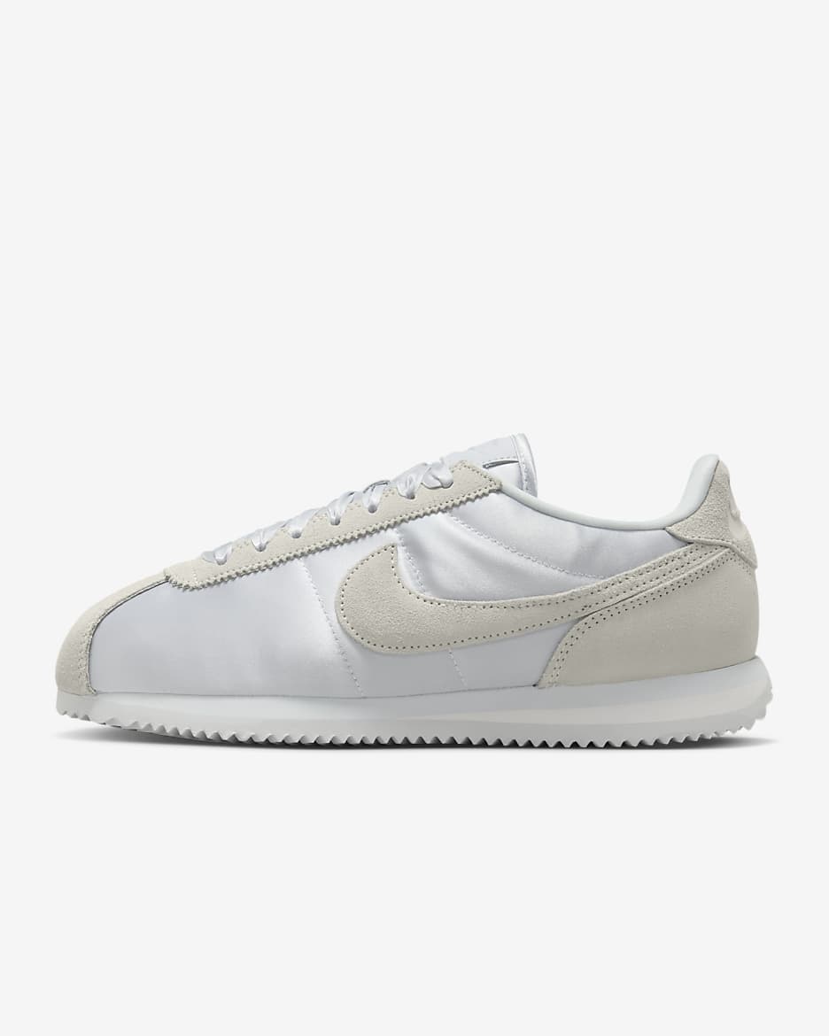 Nike cortez white shoes online